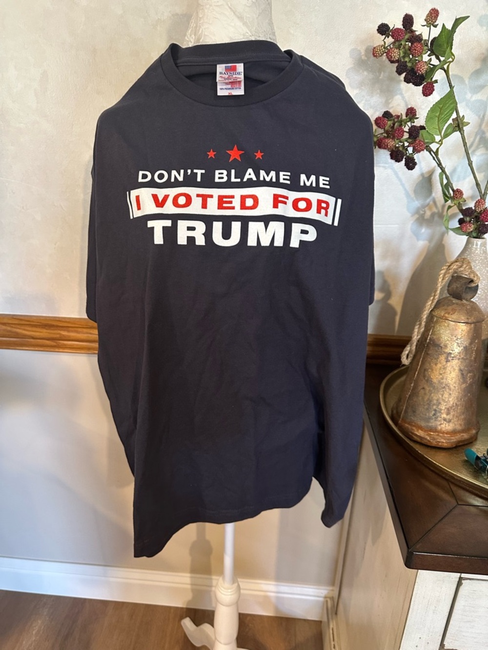 Don't Blame Me I Voted For Trump Short Sleeve T‑Shirt - Black XL